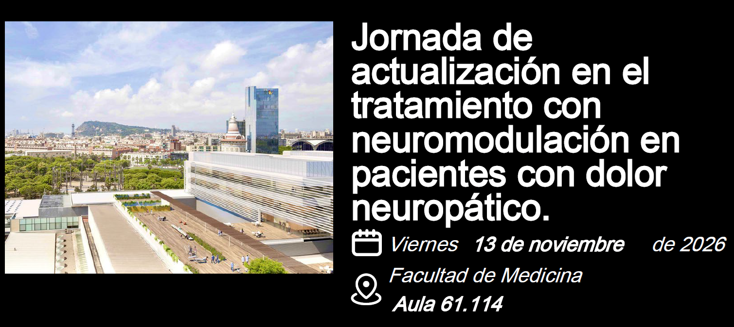 Jornada de actualización en el tratamiento con neuromodulación en pacientes con dolor neuropático - 13 NOV 26